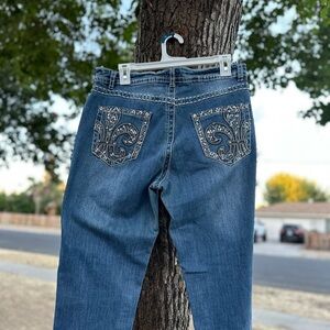 Elegant Embellished Y2K Women's Skinny Jeans